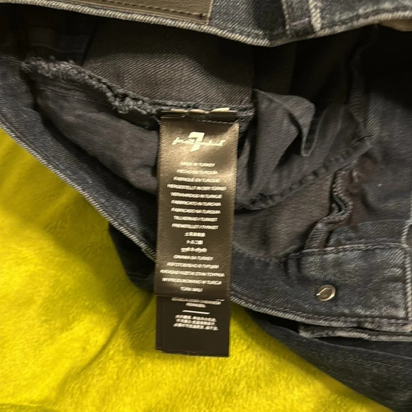 REVOLVE: 7 For All Mankind Easy Slim Jeans Sz 31 Color: Sunbeam - Picture 14 of 15